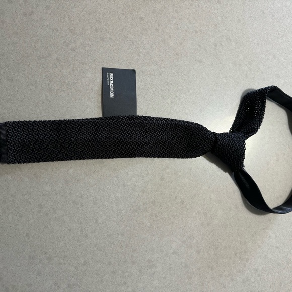 Buck Mason Italian Silk Tie black - NWT - Picture 2 of 6